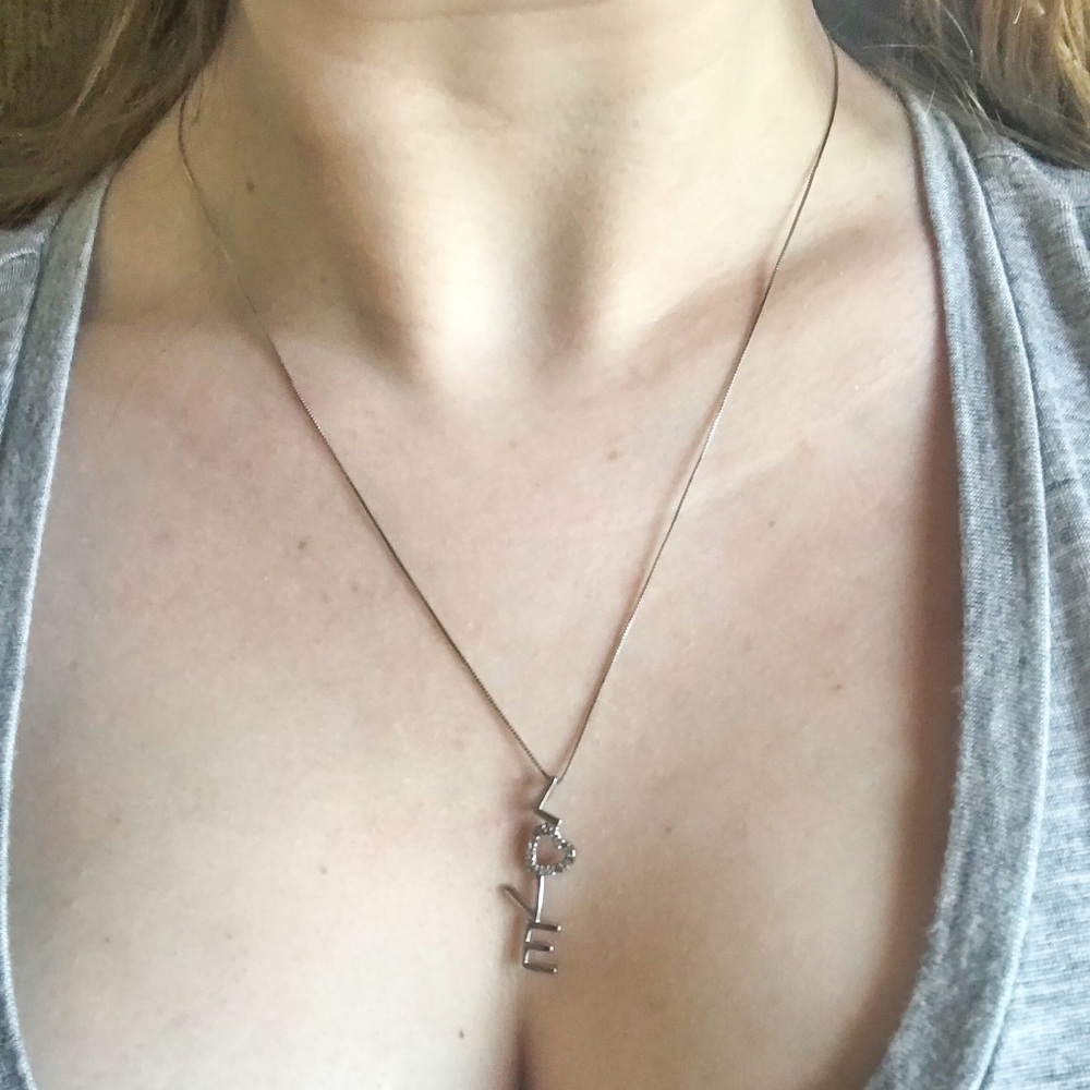 Sterling Silver Love Necklace